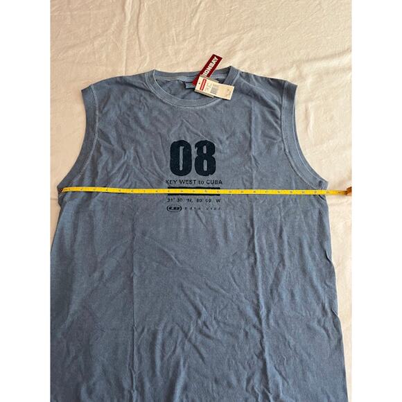 VTG UNIONBAY Sea Blue Muscle Shirt Size XL NWT - Picture 7 of 7